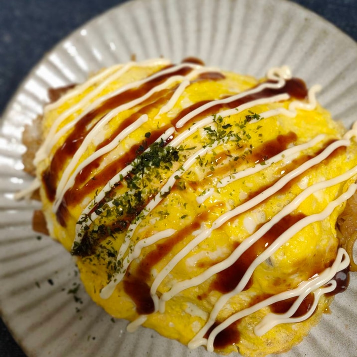 余りがちな焼きそばでオムそばめし☆